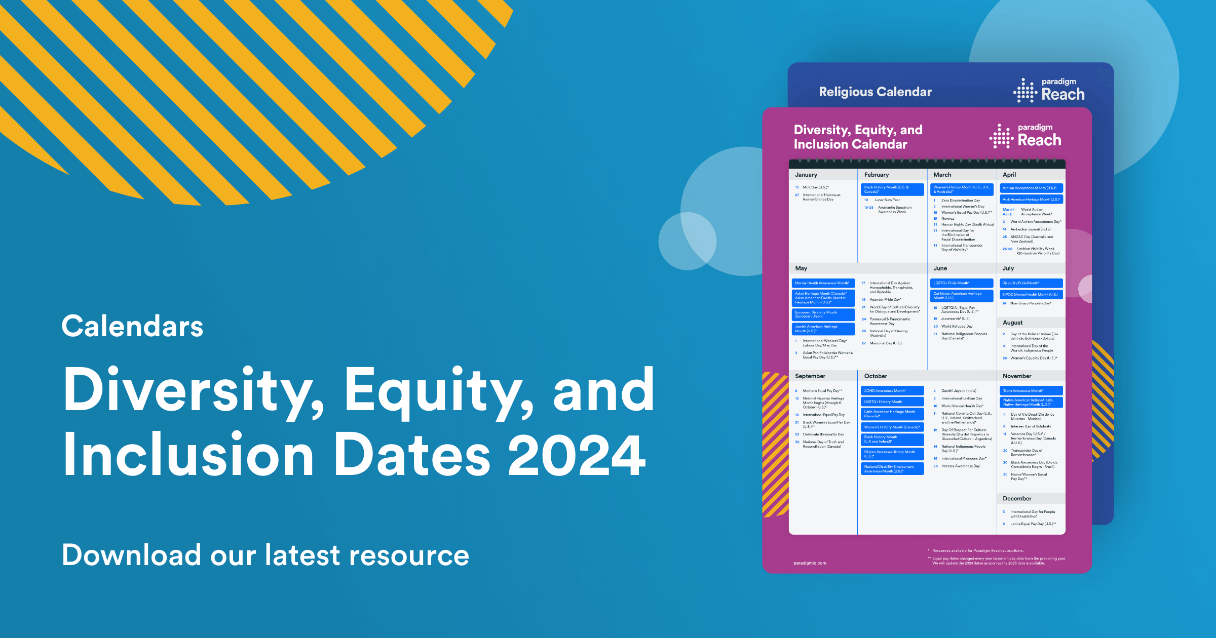 Key Diversity, Equity, and Inclusion Calendar 2024