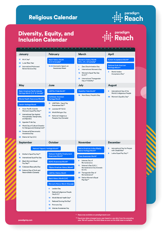 Key Diversity, Equity, and Inclusion Calendar 2023